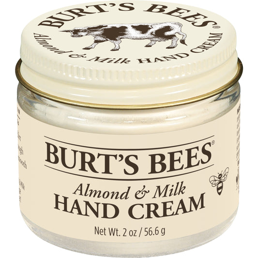 Burt's Bees Almond and Milk Hand Cream for Normal to Dry Skin 2 oz