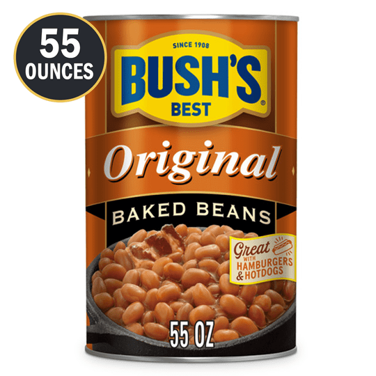 Bush's Original Baked Beans, Canned Beans, 55 oz Can