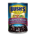 Bush's Seasoned Black Beans, Canned Black Beans, 15 oz Can