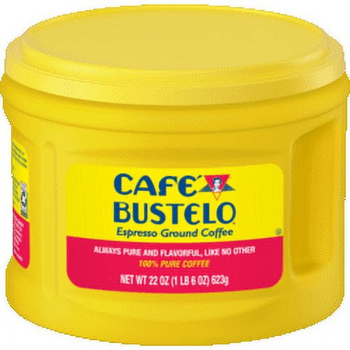 Café Bustelo Espresso Ground Coffee, Dark Roast, 22oz