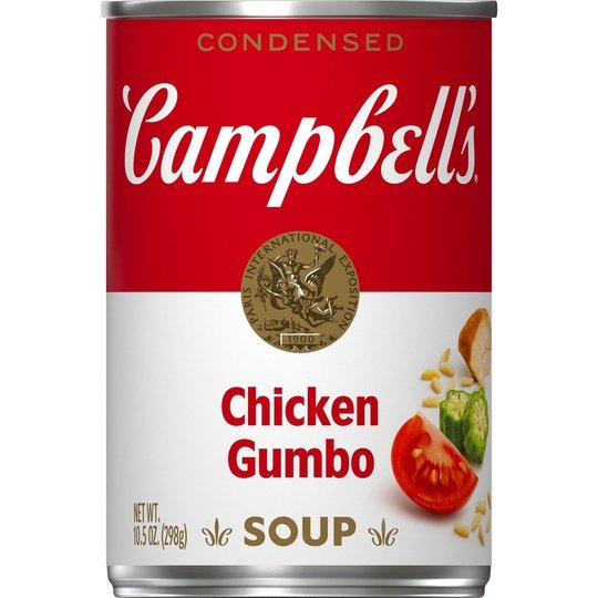 Campbell's Condensed Chicken Gumbo Soup, 10.5 Ounce Can