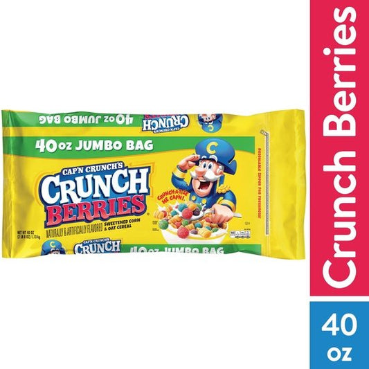 Cap'n Crunch's Crunch Berries, Mega Bag, 40 oz