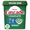 Cascade Complete ActionPacs, Dishwasher Detergent, Fresh Scent, 78 Ct