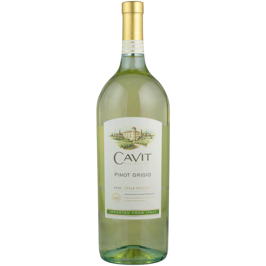 Cavit Pinot Grigio White Wine Italy, 1.5 L Bottle