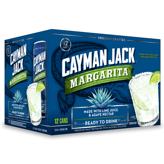 Cayman Jack Margarita, 12 Pack, 12 fl oz Cans, 5.8% ABV