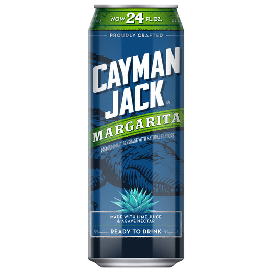 Cayman Jack Margarita, Single Serve, 24 fl oz Can, 5.8% ABV