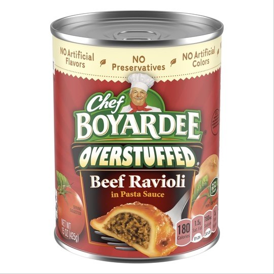 Chef Boyardee Overstuffed Beef Ravioli, 15 oz