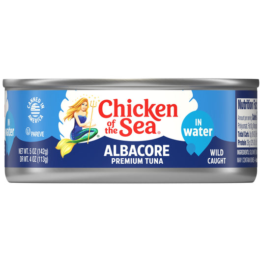 Chicken of the Sea White Albacore Tuna in Water, 5 oz Can