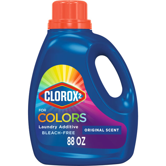 Clorox 2 for Colors Bleach-Free Laundry Stain Remover and Color Booster, Original, 88 fl oz