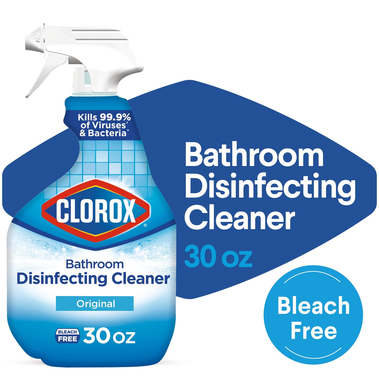 Clorox Bathroom Disinfecting Cleaner Spray, Original, 30 fl oz