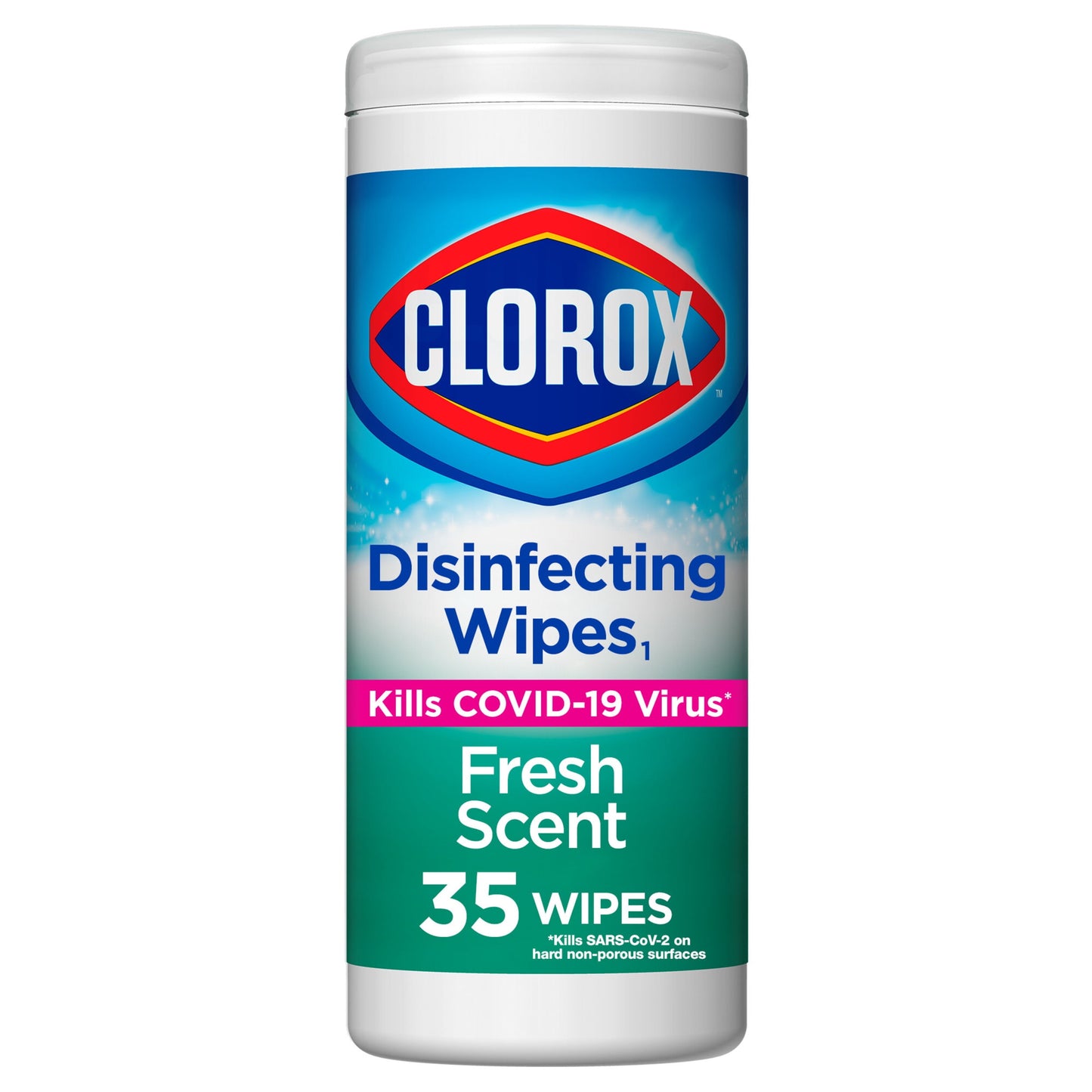 Clorox Bleach-Free Disinfecting Cleaner Wipes, Fresh Scent, 35 Count