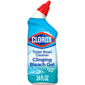 Clorox Toilet Bowl Cleaner Clinging Bleach Gel, Cool Wave, 24 fl oz