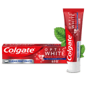 Colgate Optic White Stain Fighter with Baking Soda Whitening Toothpaste, Clean Mint, 6 Oz Tube