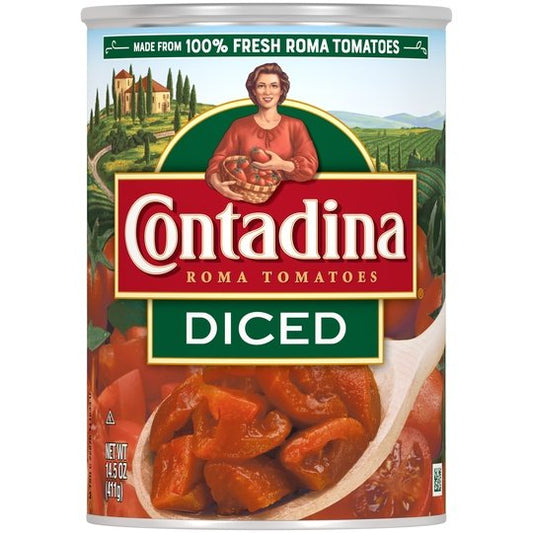 Contadina Diced Roma Tomatoes, 14.4 oz Can