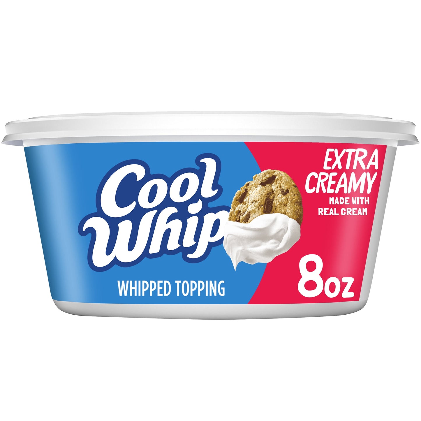 Cool Whip Extra Creamy Whipped Cream Topping, 8 oz Tub (Frozen)