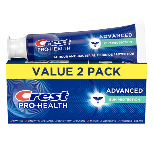 Crest Pro-Health Advanced Gum Protection Toothpaste (5.1oz), 2 Count