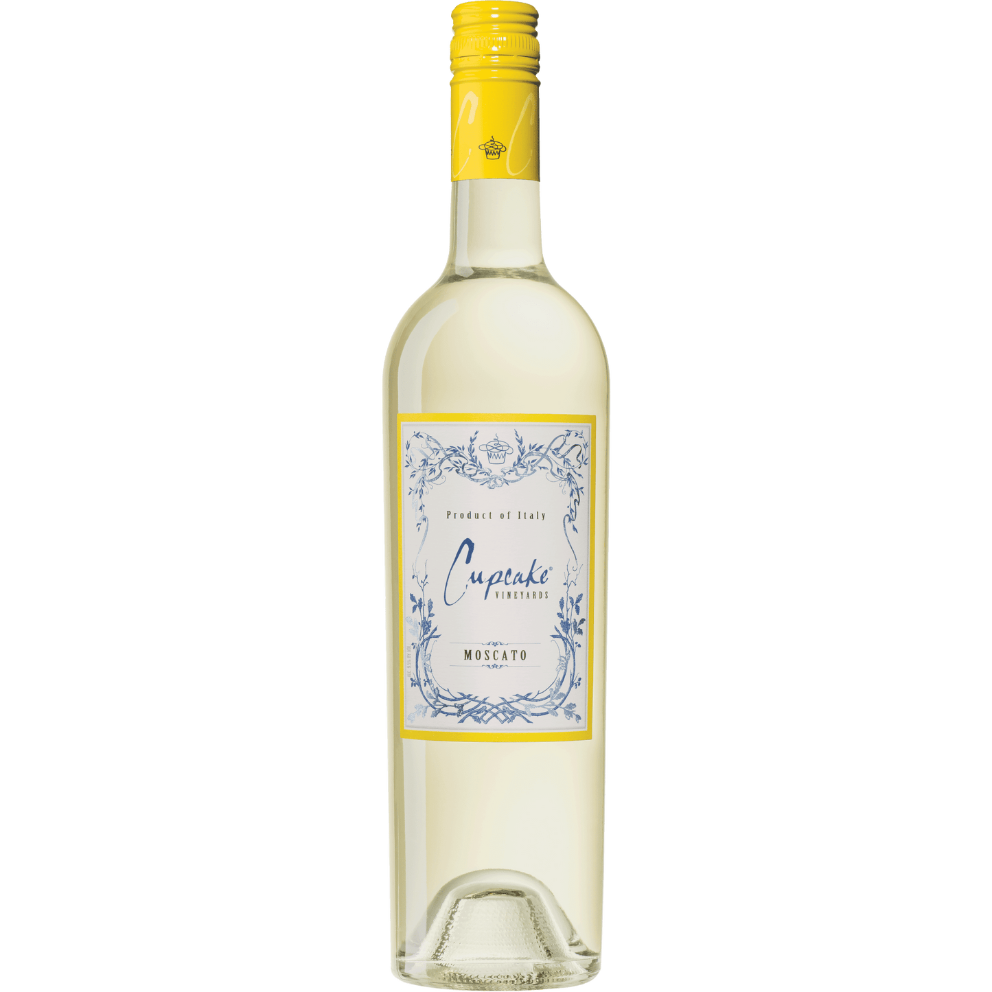 Cupcake Vineyards Moscato Italian White Wine, 750 ml Glass, ABV 13.00%