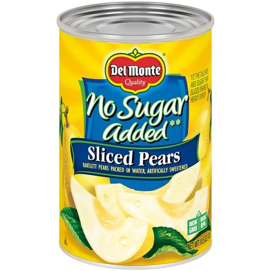 DEL MONTE PERAS NO SUGGAR ADDED EN MITADES 411 G