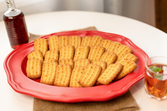 Crispy Punjabi Gur / Jaggery Cookies