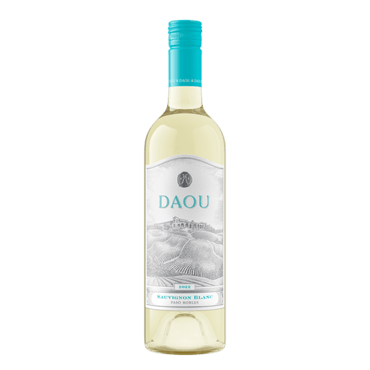 Daou Sauvignon Blanc White Wine, Paso Robles CA, 750ml Glass Bottle, 5-150ml Servings