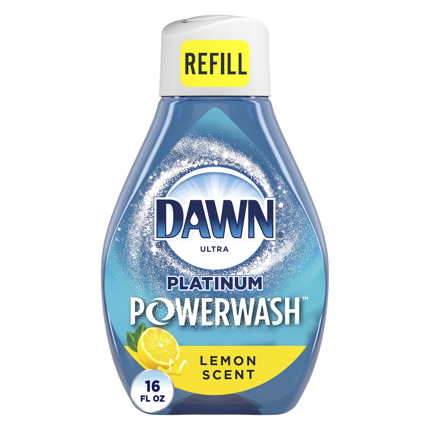 Dawn Platinum Power Wash Dish Spray, Dish Soap, Lemon Refill, 16 fl oz