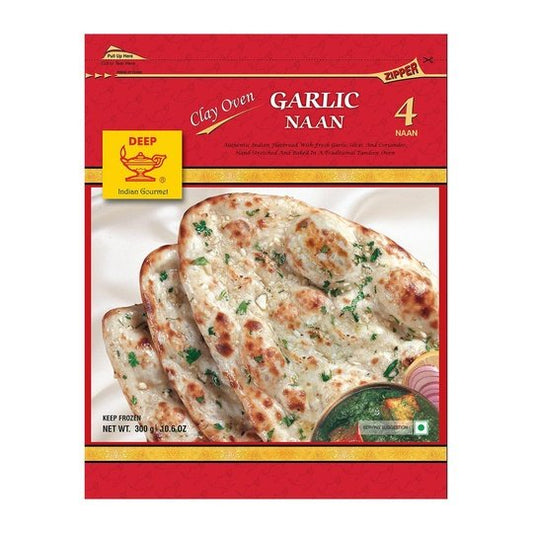 Deep Garlic Naan