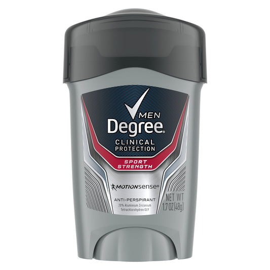 Degree Clinical Protection Long Lasting Men's Antiperspirant Deodorant Stick, Masculine, 1.7 oz