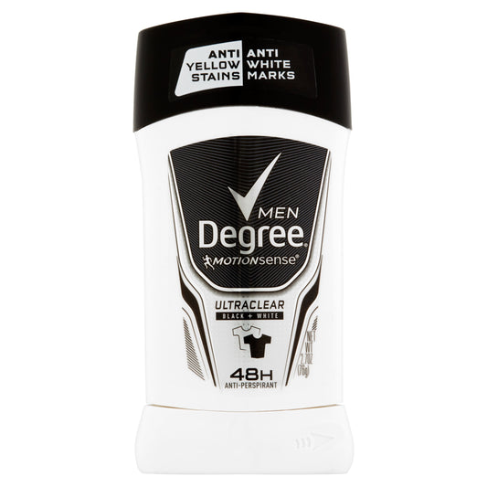 Degree Ultra Clear Long Lasting Men's Antiperspirant Deodorant Stick, Woody, 2.7 oz