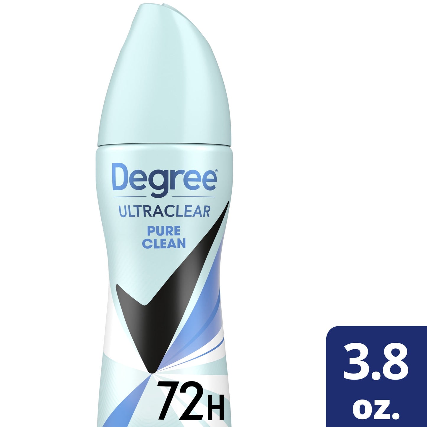 Degree Ultra Clear Long Lasting Women's Antiperspirant Deodorant Dry Spray, Pure Clean, 3.8 oz