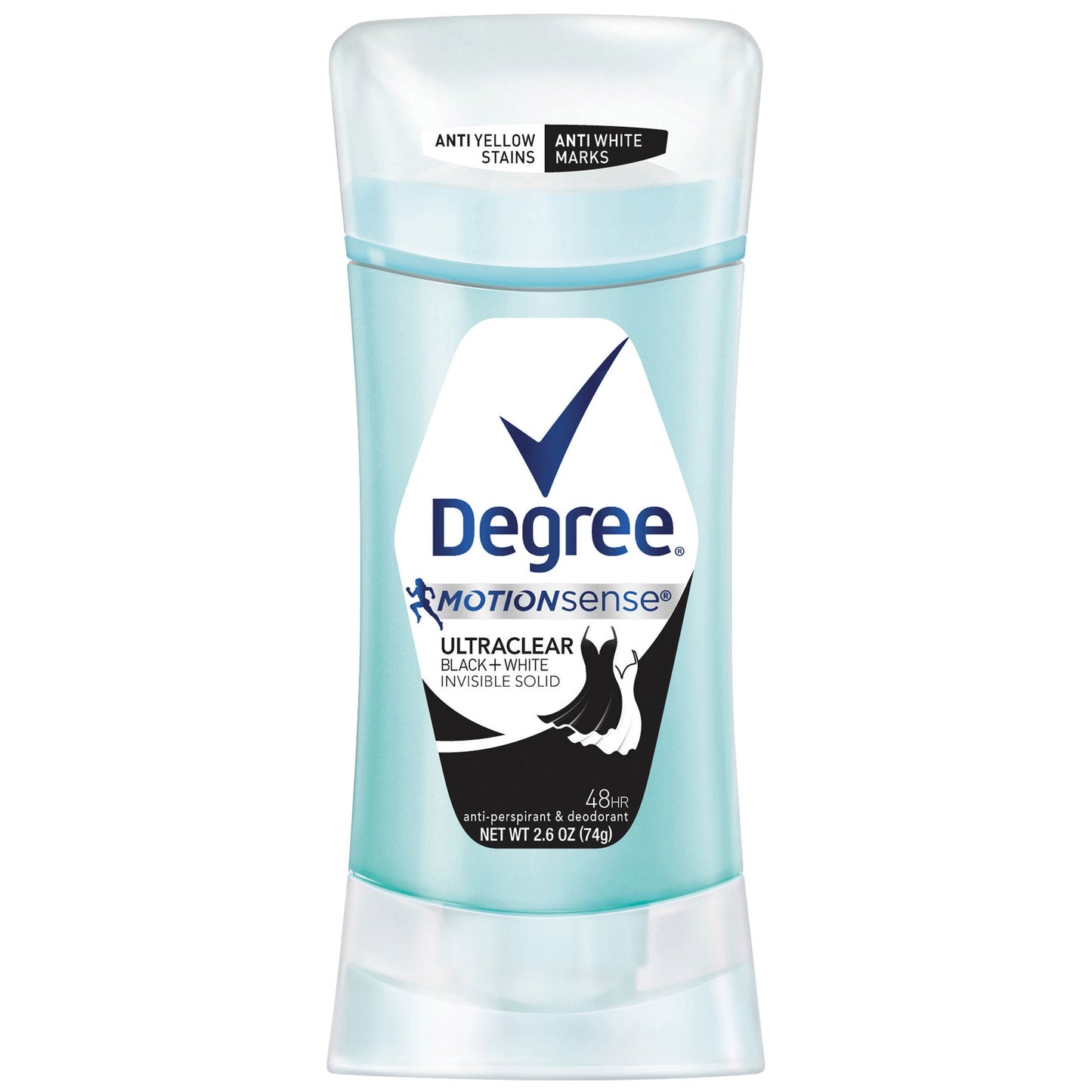 Degree Ultra Clear Long Lasting Women's Antiperspirant Deodorant Stick, Fresh, 2.6 oz