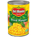 Del Monte Diced Mango, Extra Light Syrup, Canned Fruit, 15 oz Can