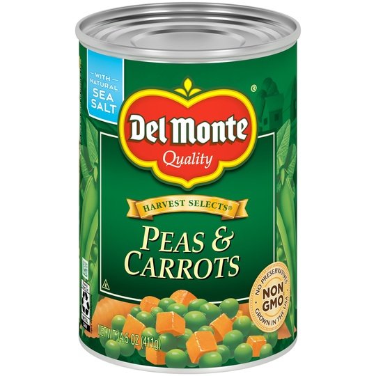 Del Monte Peas & Carrots, Canned Vegetables, 14.5 oz Can