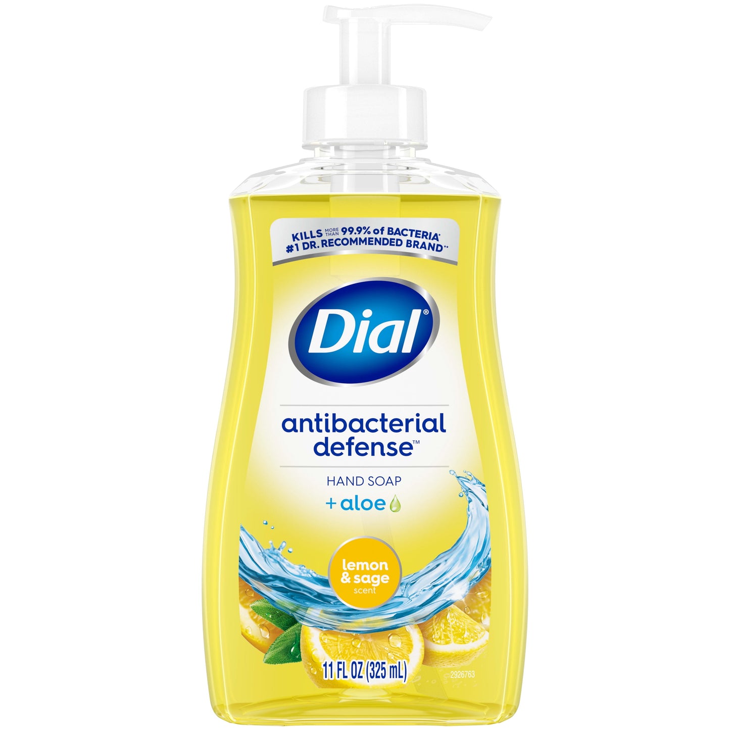 Dial Antibacterial Liquid Hand Soap, Lemon & Sage, 11 fl oz