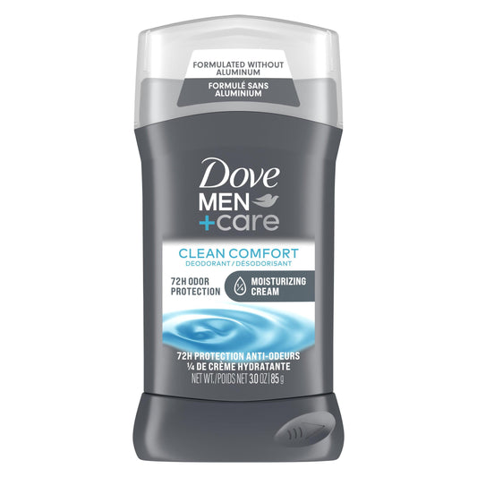 Dove Men+Care Long Lasting Antiperspirant Deodorant Stick, Clean Comfort, 3 oz