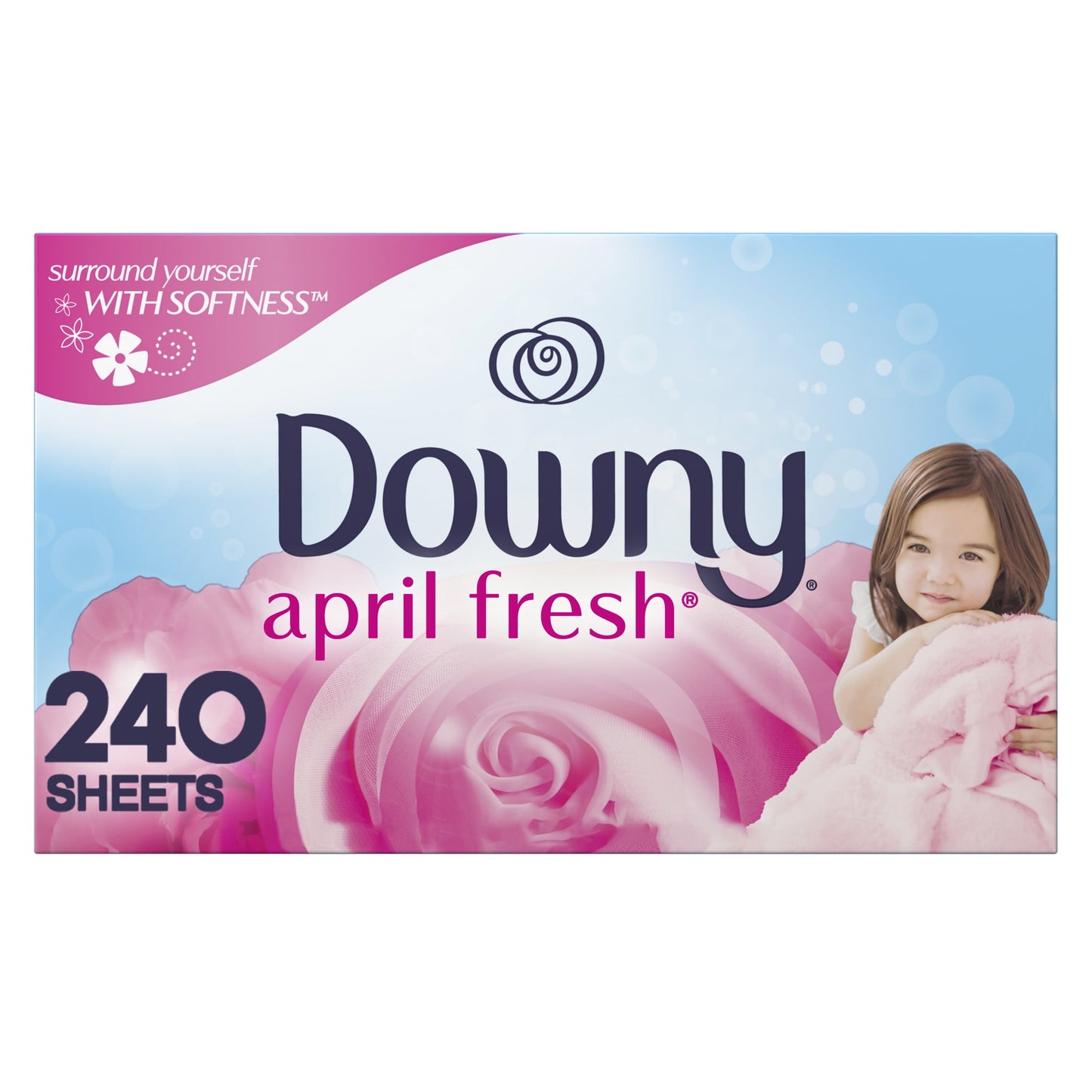 Downy Fabric Softener Dryer Sheets, April Fresh, 240 Ct