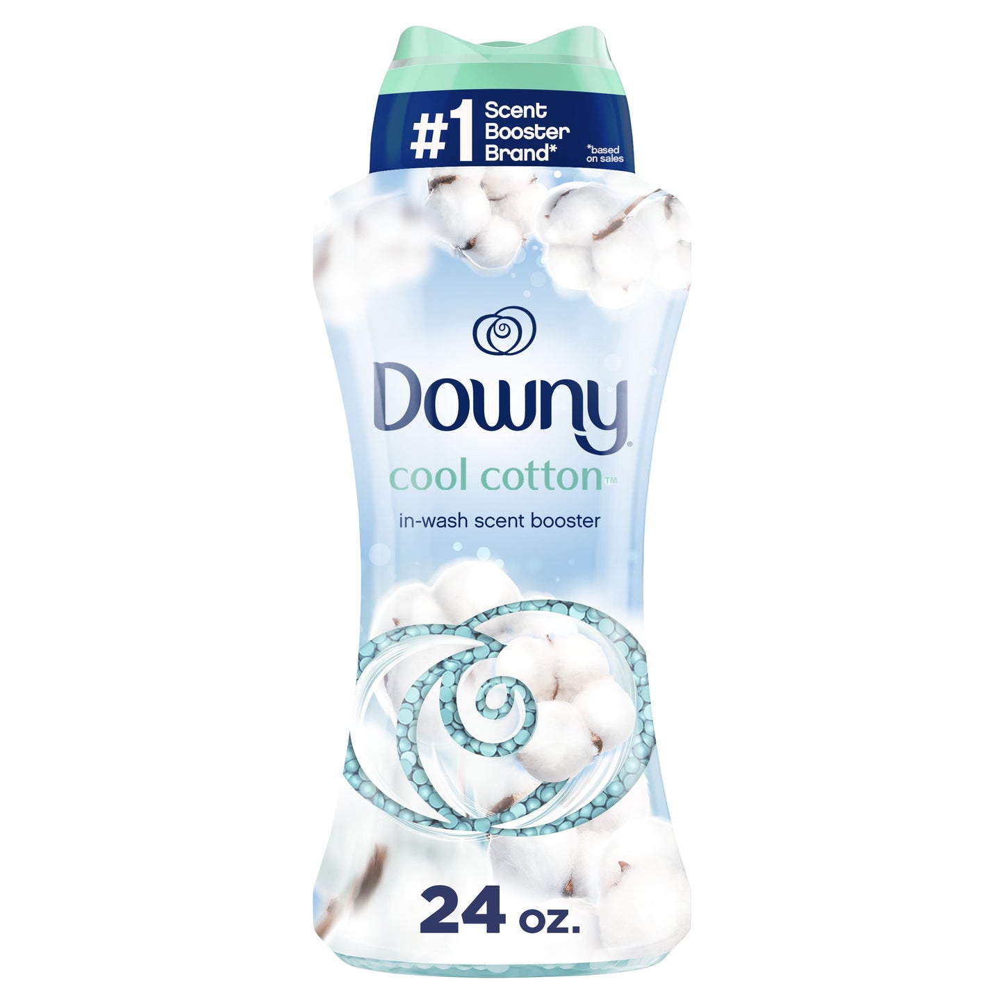 Downy In-Wash Laundry Scent Booster Beads, Cool Cotton, 24 oz