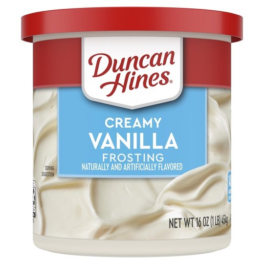 (2 pack) Duncan Hines Classic Vanilla Creamy Home-Style Frosting, 16 Oz