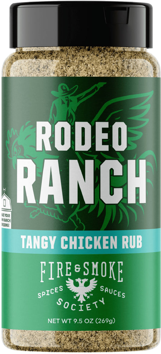 Fire & Smoke Society Rodeo Ranch Chicken Seasoning, 9.5 oz