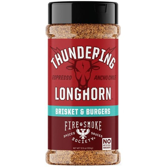 Fire & Smoke Society Thundering Longhorn Steak Seasoning, 12.5 oz