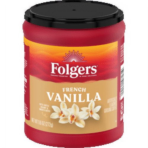 Folgers 9.6 Ounce French Vanilla Roast & Ground Coffee