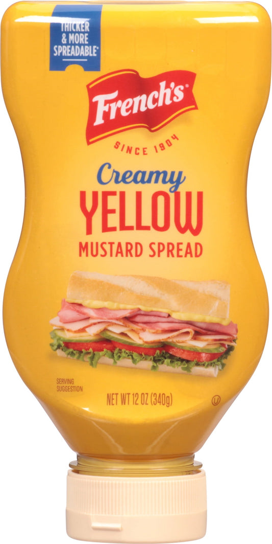 French's Creamy Mustard Yellow, 12 oz Mustards