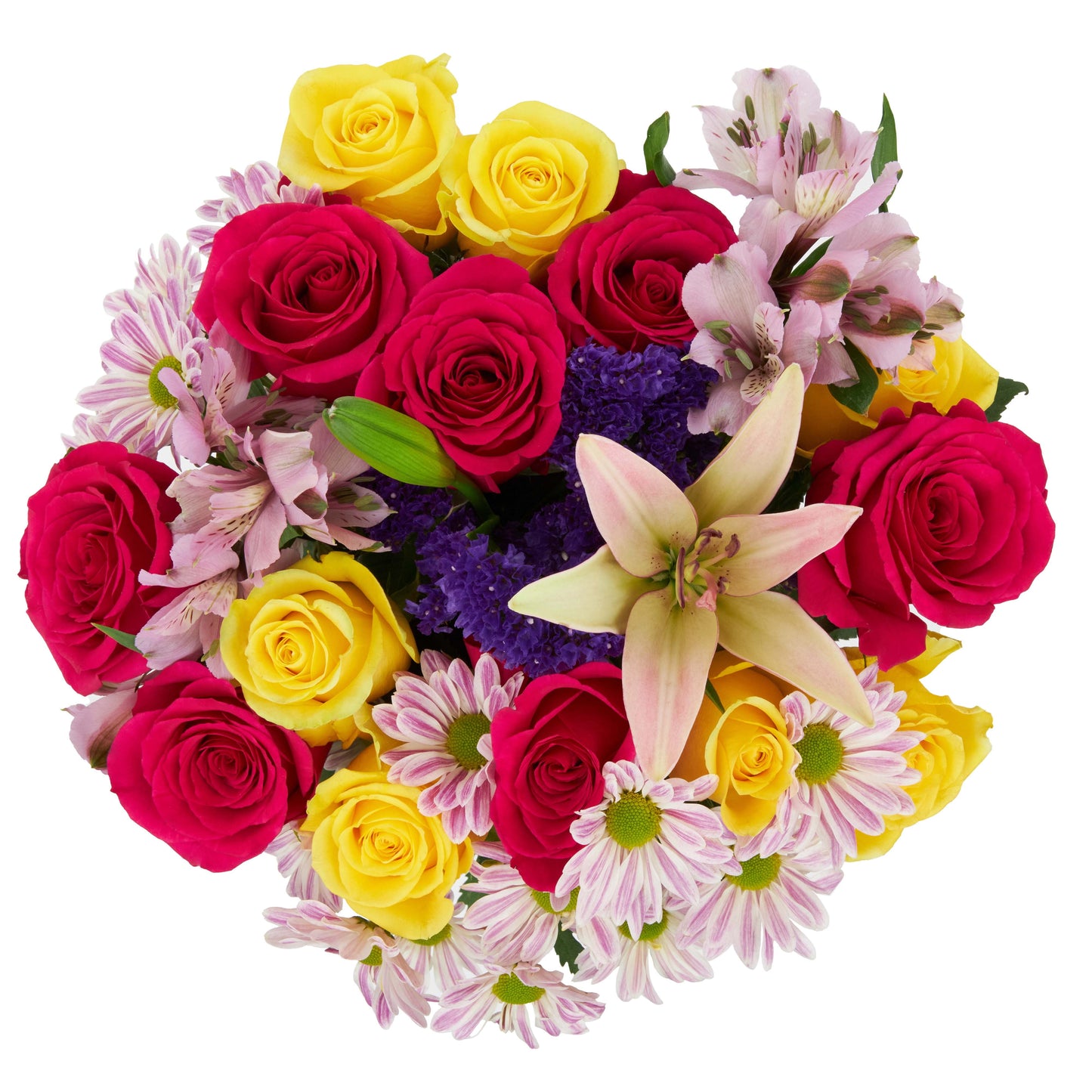 Fresh-Cut Extra-Large Premium Rose and Flower Bouquet, Minimum of 17 Stems, Colors Vary