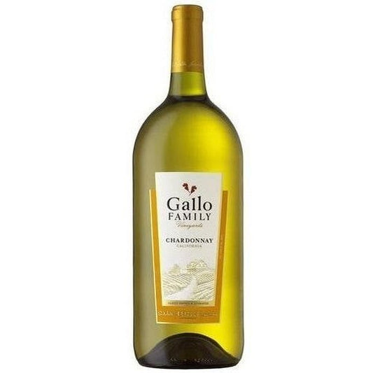 Gallo Family Vineyards Chardonnay White Wine 1.5 Liter Glass Bottle