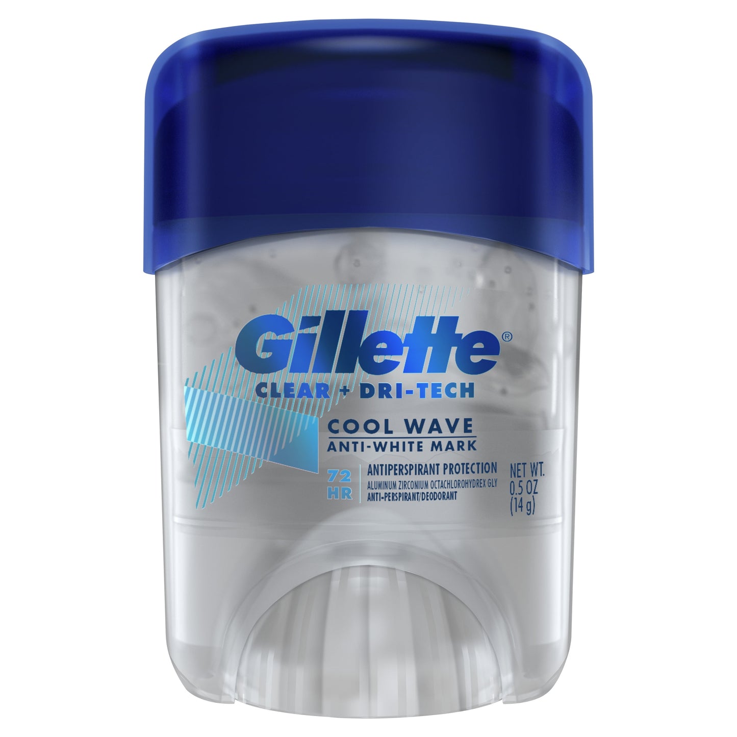 Gillette Antiperspirant Deodorant for Men, Clear Gel, Cool Wave, 0.5 oz