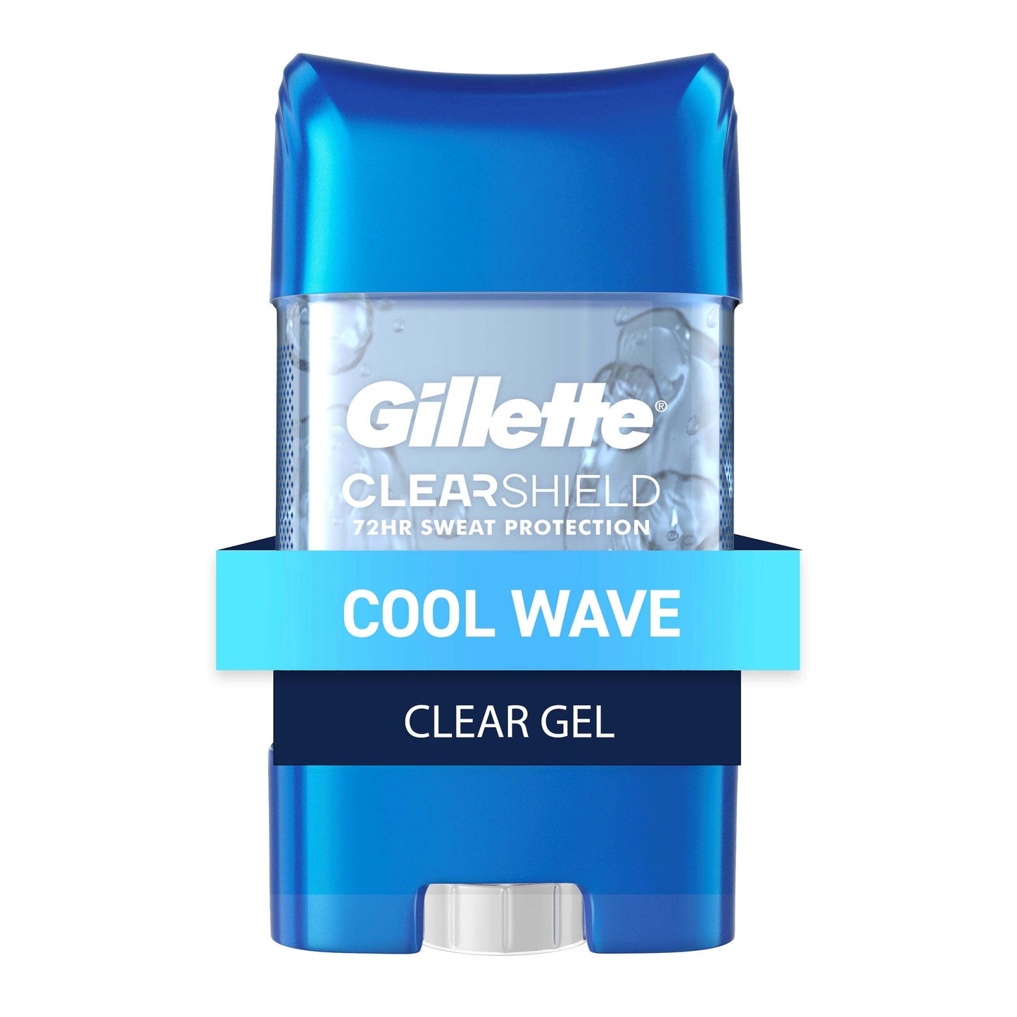 Gillette Antiperspirant and Deodorant for Men, Clear Gel, Cool Wave, 2.85 oz