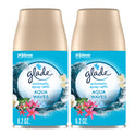 Glade Automatic Spray Refill, Air Freshener, Aqua Waves, 2 Refills, 2 x 6.2 Oz