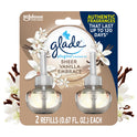 Glade PlugIns Refill 2 ct, Sheer Vanilla Embrace, 1.34 FL. oz. Total,  Scented Oil Air Freshener Infused with Essential Oils