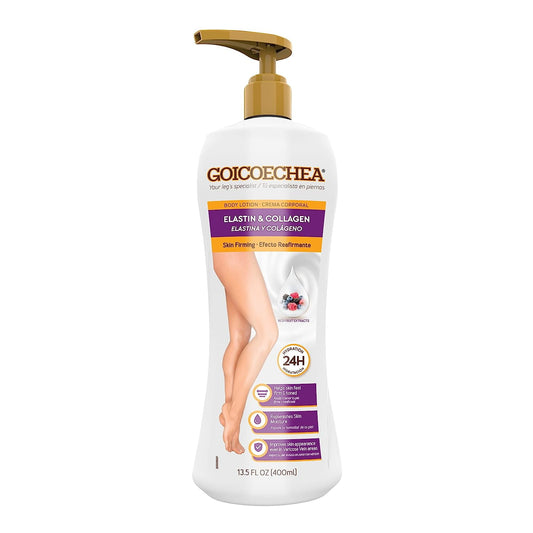 Goicoechea Elastin & Collagen Body Lotion Replenishes Dry Skin Moisture Skin Firming, 13.5 fl oz
