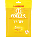 HALLS Relief Honey Lemon Cough Drops, Economy Pack, 80 Drops