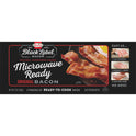 HORMEL BLACK LABEL Microwave Ready Pork Bacon, Gluten Free, 12 oz Plastic Pouch (4 Pouches per Pack)